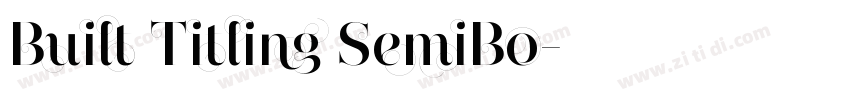 Built Titling SemiBo字体转换